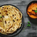 roti calories without butter